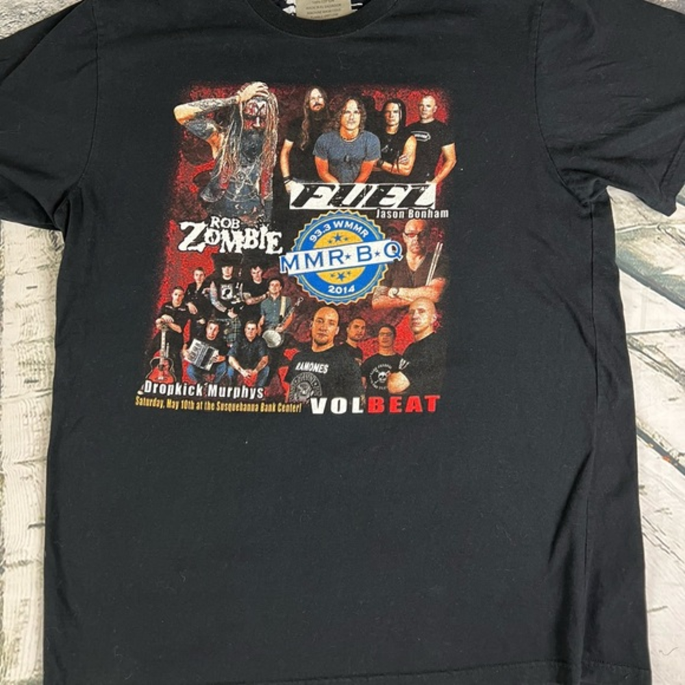 2014‎ Rob Zombie/Vol Beat/Fuel/Drop Kick Murphy s Concert Shirt 2XL
